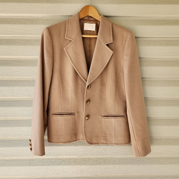 Pendleton Vintage wool tan blazer - Picture 11 of 11